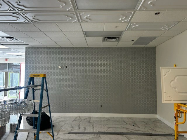 Commercial wallpaper installation for offices in Washington, DC