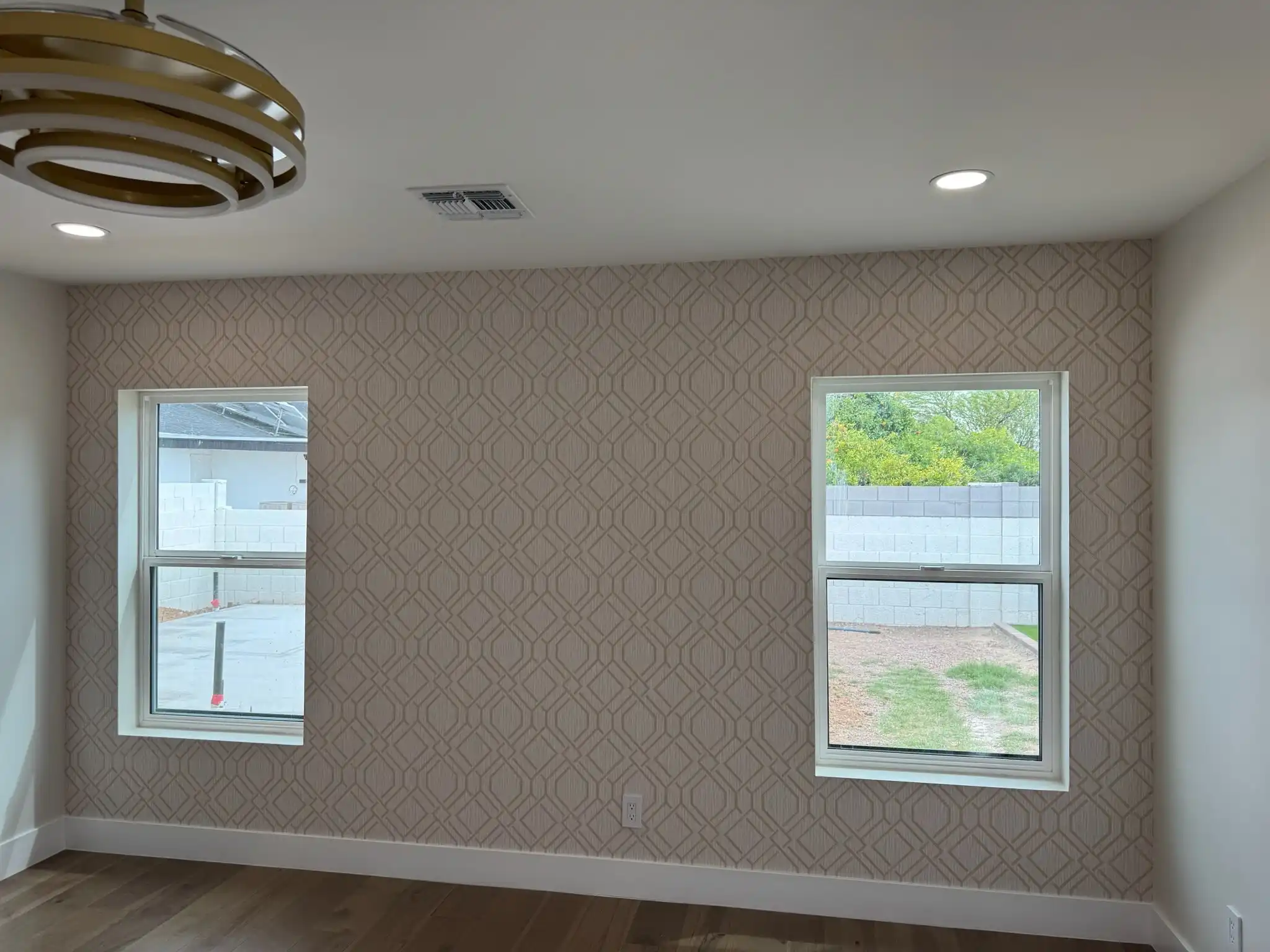 Historic home wallpaper restoration in Alexandria